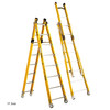 Bauer Ladder 11'5", Fiberglass, 375 lb Load Capacity 36107